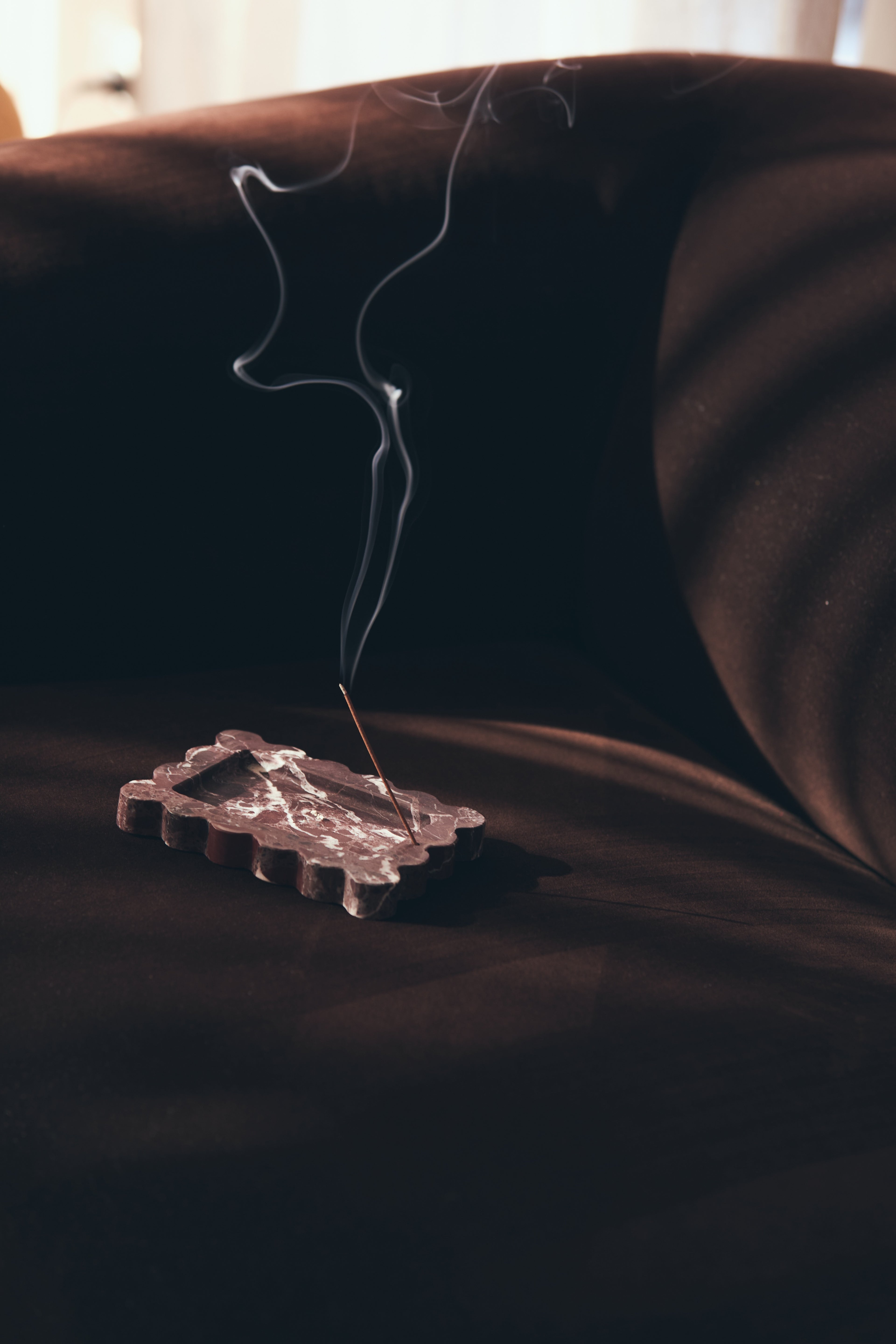 The MarMar Incense Holder & Trinket Dish - Rosso Levanto