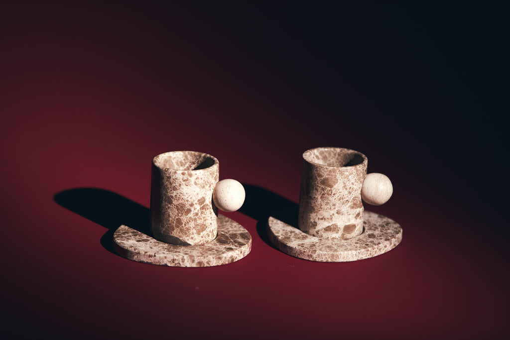 The MarMar Espresso Set - Brown Emperador
