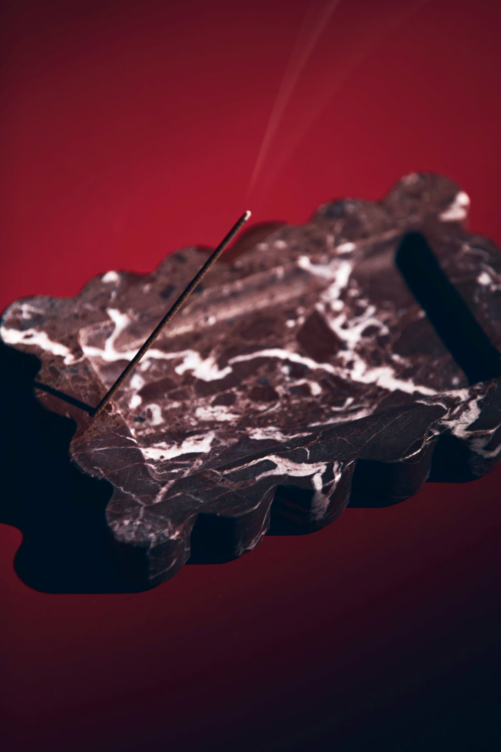 The MarMar Incense Holder & Trinket Dish - Rosso Levanto