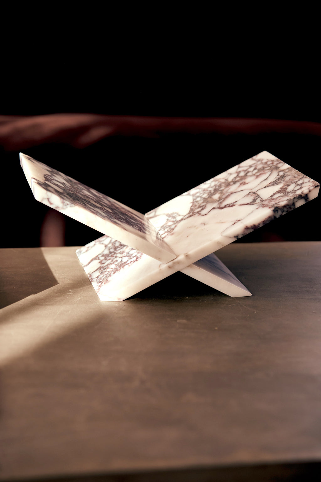 Marble book holder - Calacatta Viola (Pre-Order)